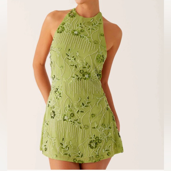 Peppermayo Dresses & Skirts - Peppermayo, Leo beaded mini dress